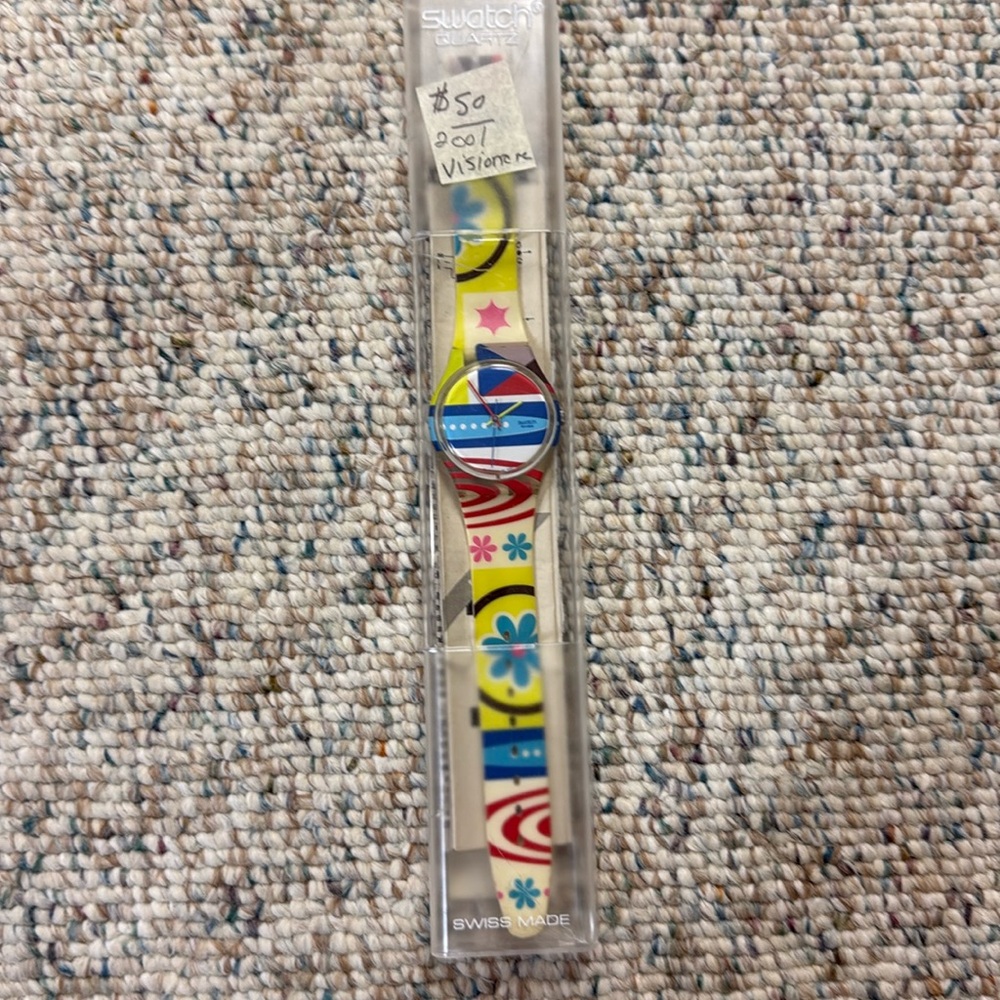 2001 Visionaire Swatch watch - works with original case